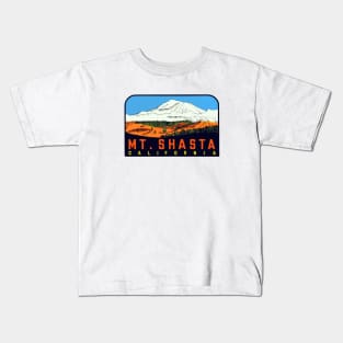 1960s Mount Shasta California Kids T-Shirt